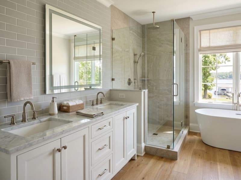 Bathroom renovation example